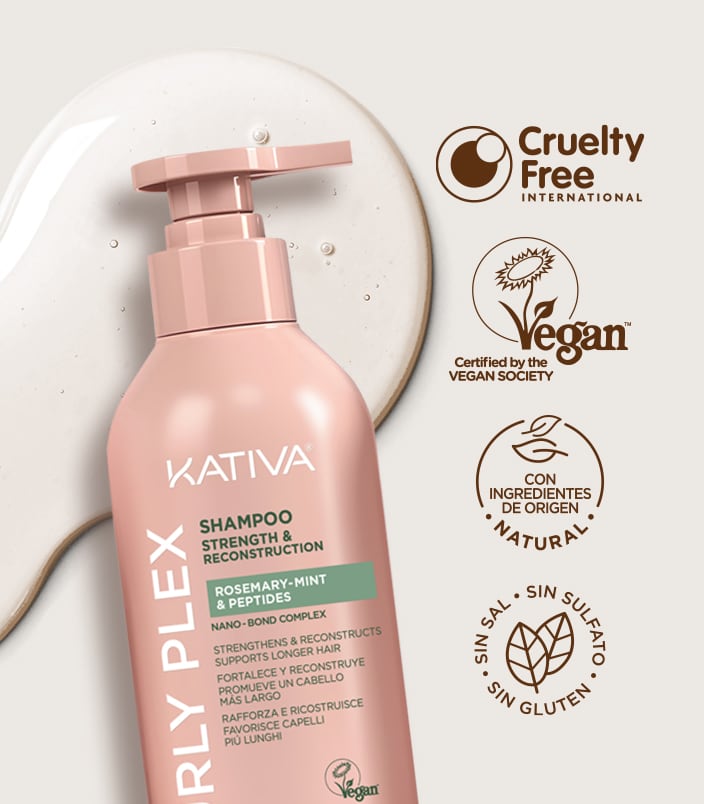 Curly Plex Strengthening and Rebuilding Shampoo Kativa